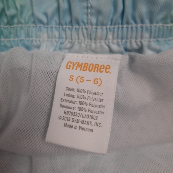 Gymboree Boys Swim Trunks Ocean Waves Geometric Size‎ Small 5/6 Boys - Picture 4 of 5